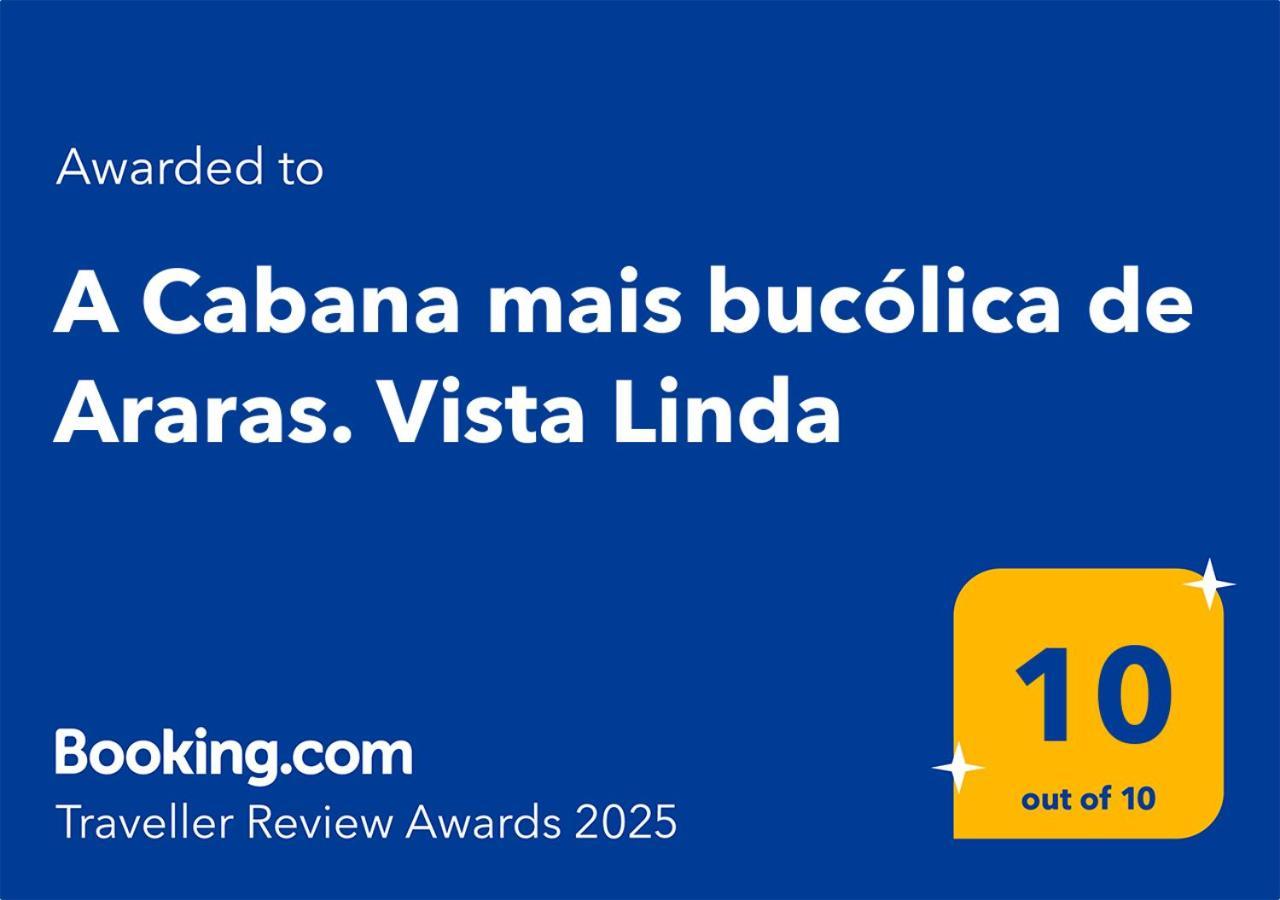O Chalé mais bucólico de Araras. Vista linda Exterior foto
